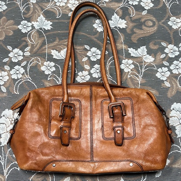 Etienne Aigner Handbags - Etienne Aigner Women’s Shoulder Bag Brown Leather Purse Corporate Handbag